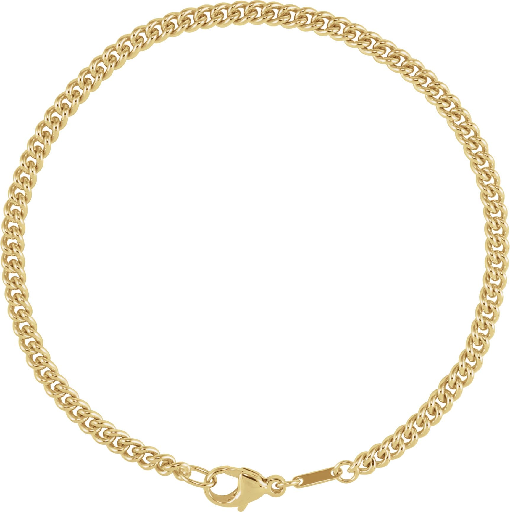 3.4 mm Curb Chain view 2