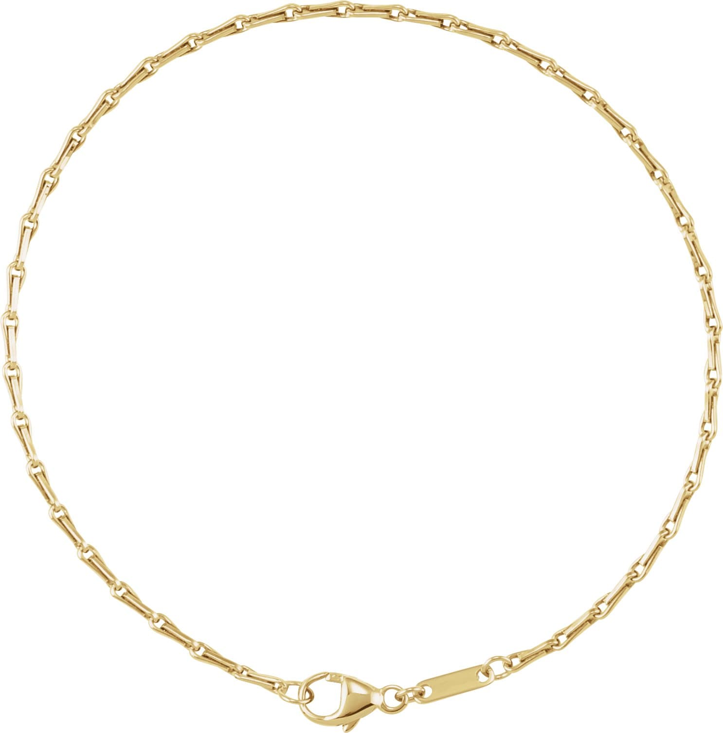 1.5 mm Barleycorn Chain view 2