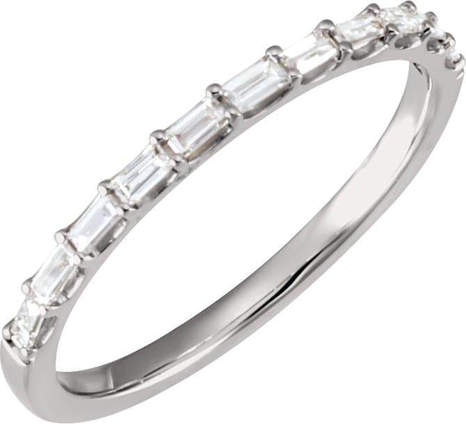 14K Rose 1/4 CTW Lab-Grown Diamond Matching Band