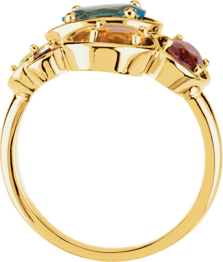 Multi-Gemstone Ring view 2