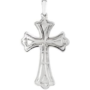 Micro Pavé-Style Cross Pendant view 3