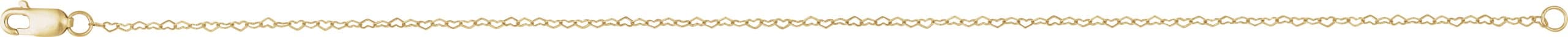 .8 mm Heart Chain view 3