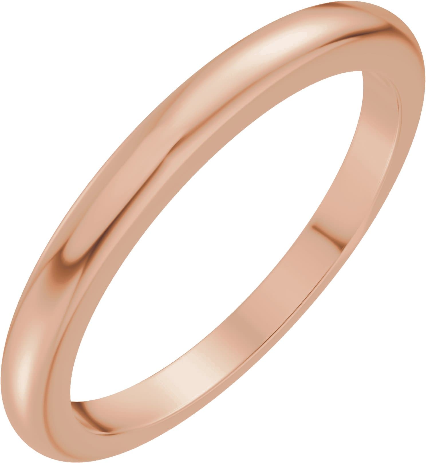 14K Rose Gold 5.8 mm Round  3/8 CTW Lab-Grown Diamond Semi-Set Engagement Ring