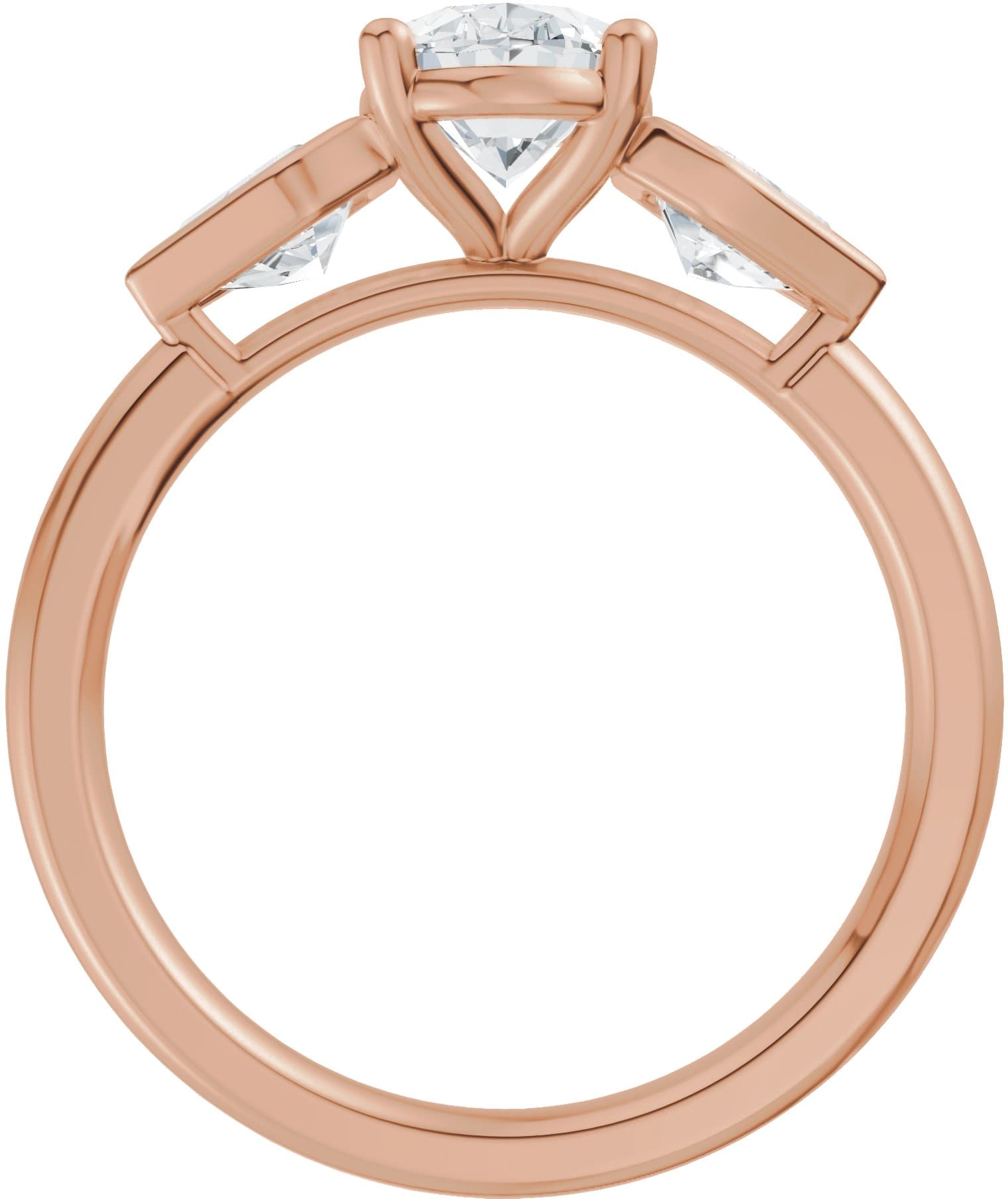 Three-Stone Engagement Ring or Band view 2