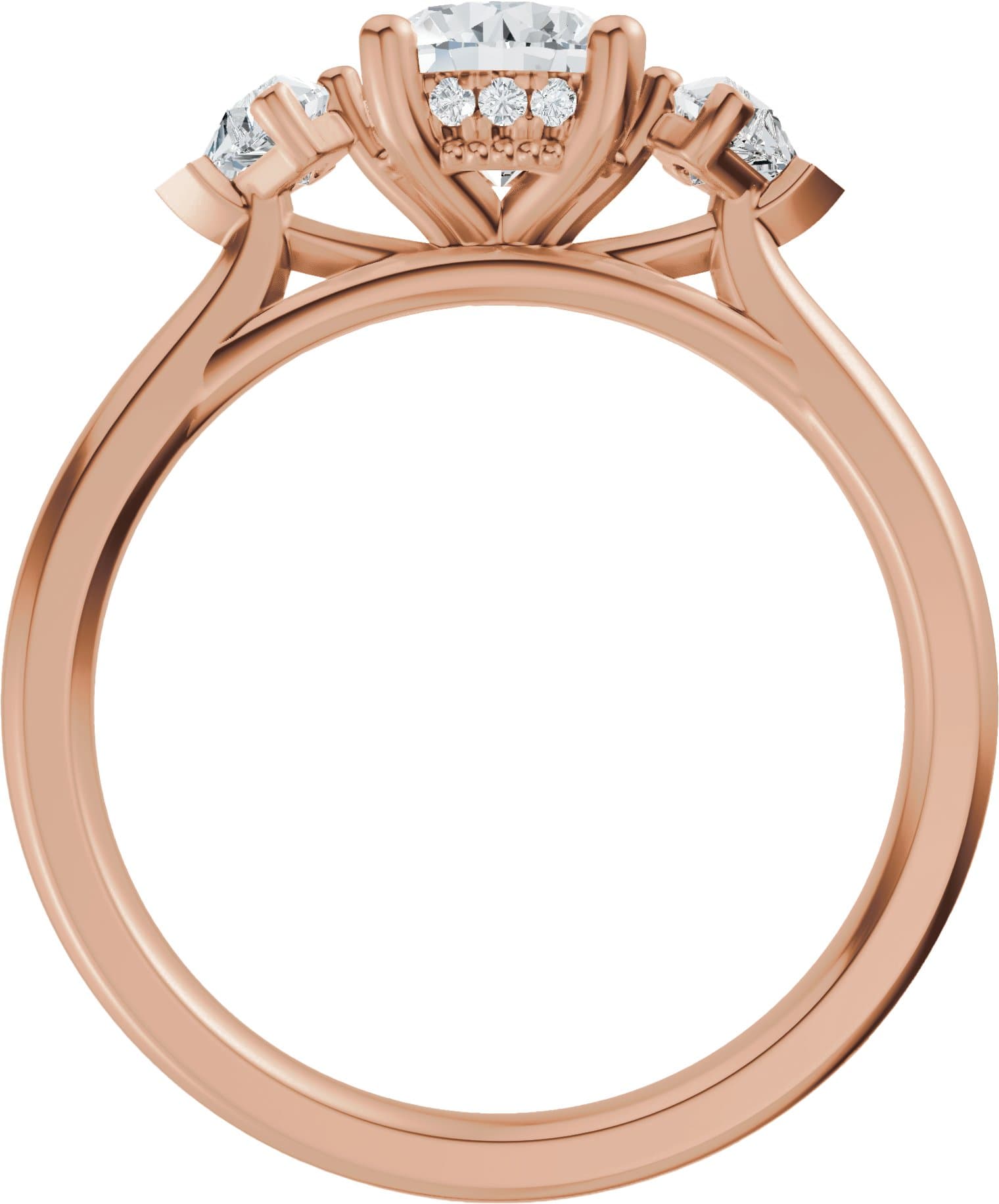Three-Stone Engagement Ring or Band view 2