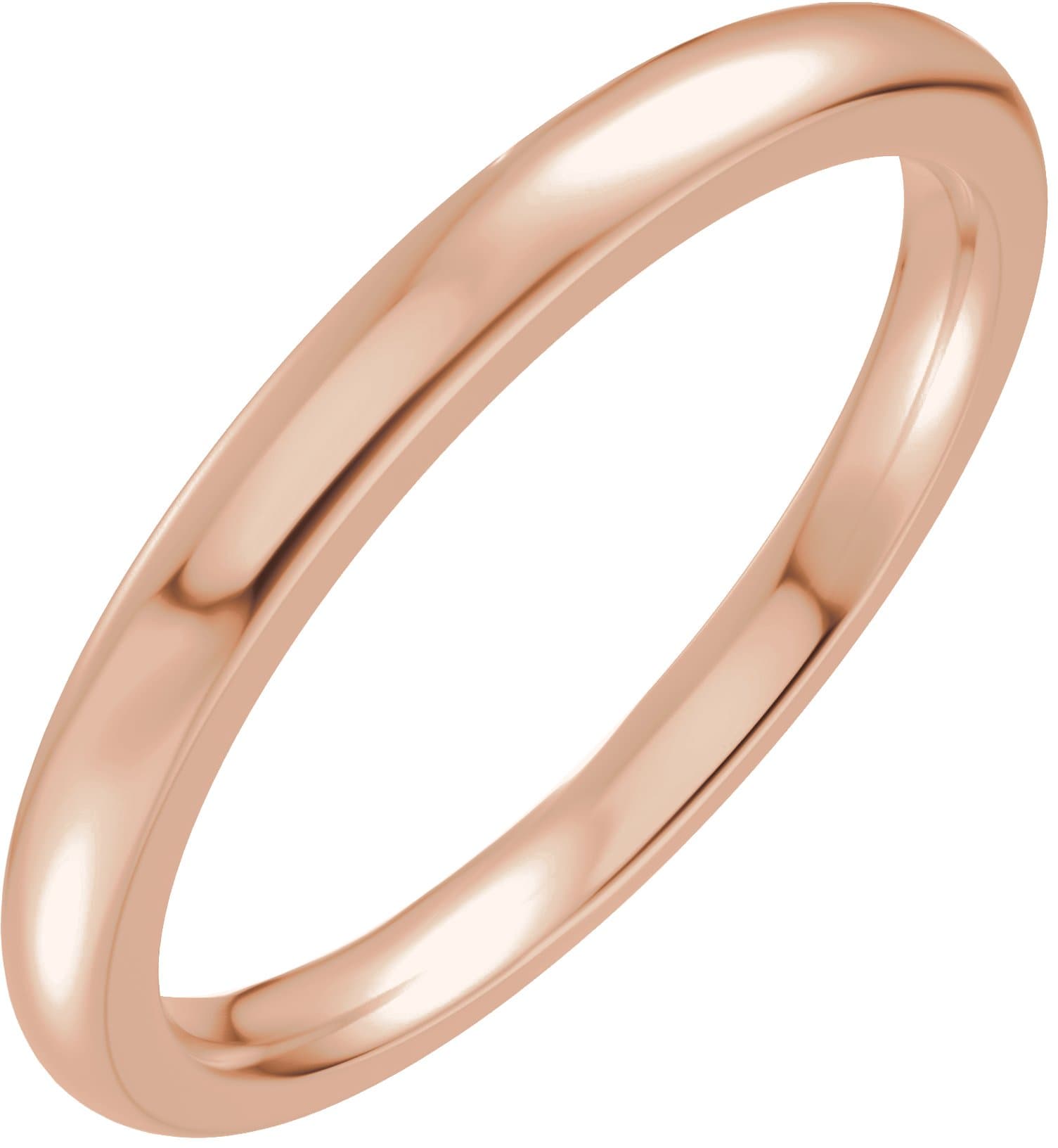 14K Rose Gold 5.8 mm Round 1/4 CTW Lab-Grown Diamond Semi-Set Engagement Ring