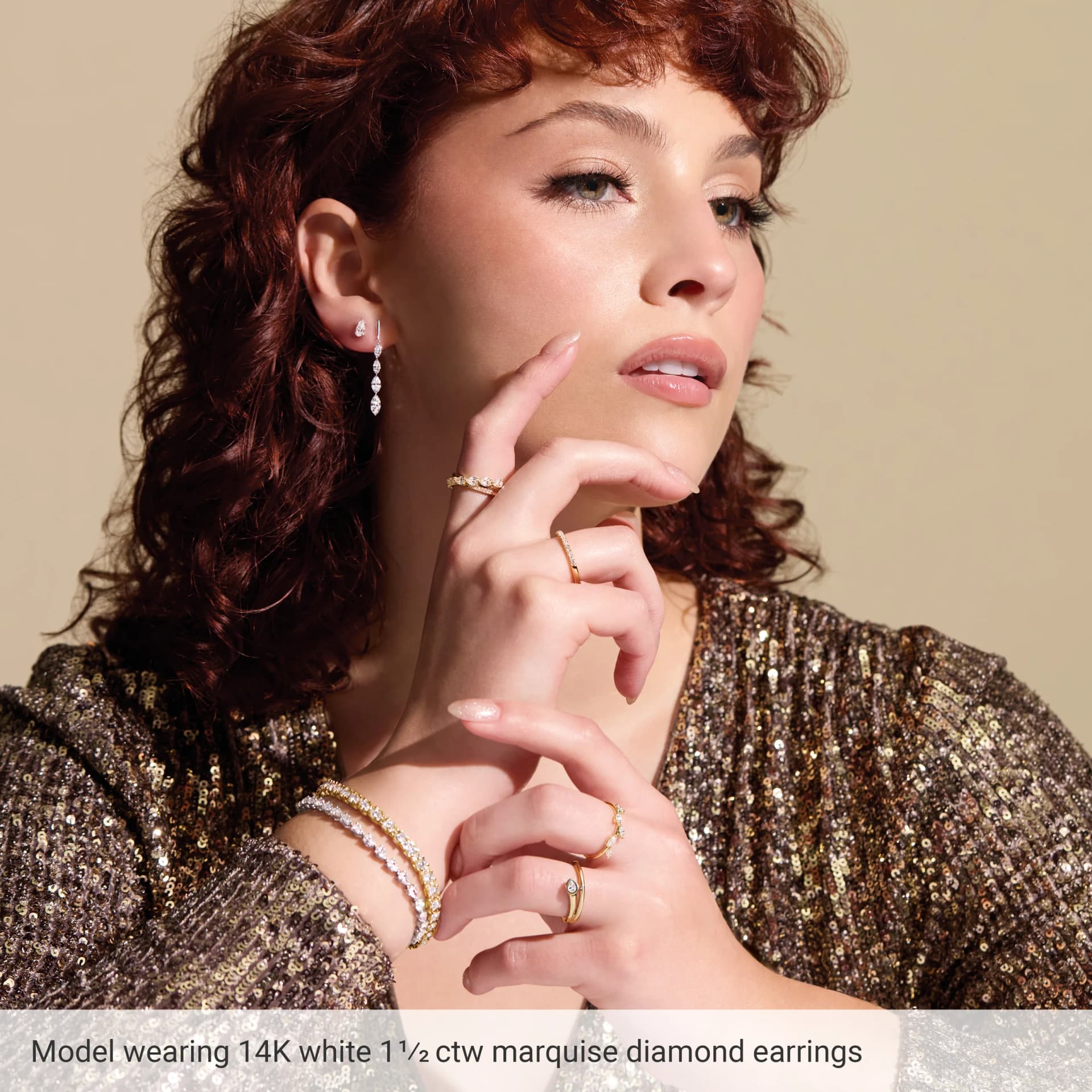 Lab-Grown Diamond Earrings view 3
