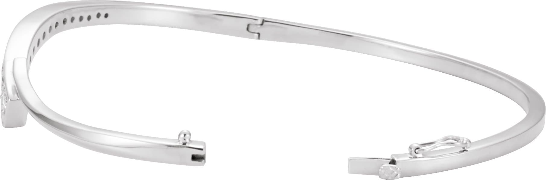 Accented Bangle Bracelet view 1