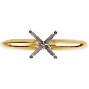 Lightweight Solitaire Engagement Ring  view 3