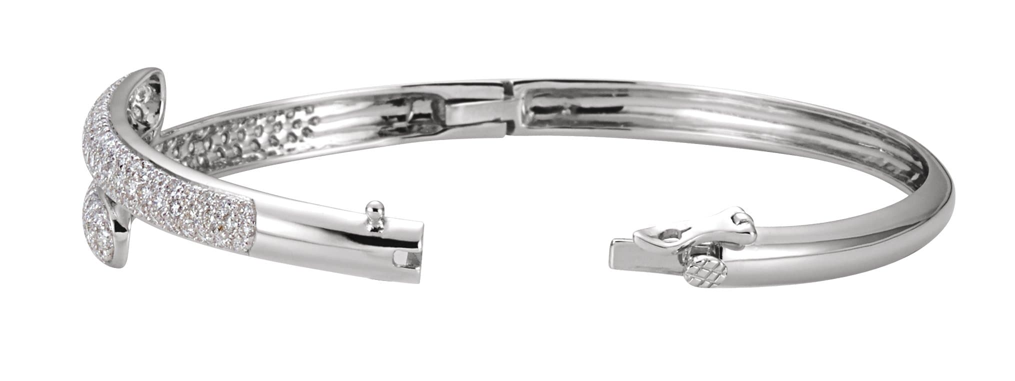 Pavé-Style Bangle Bracelet view 2