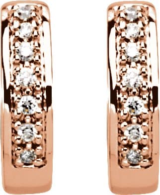 Accented Hoop Earrings view 2
