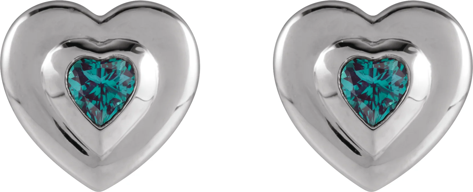 Solitaire Earrings, view 3