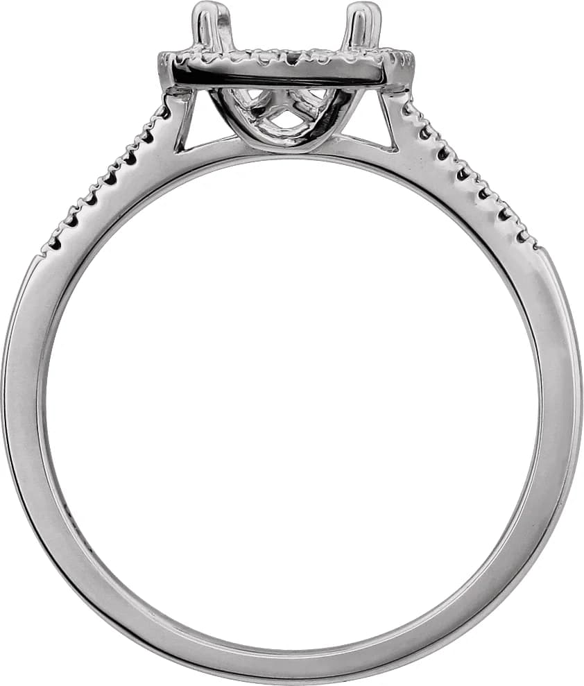 Halo-Style Birthstone Ring  view 2