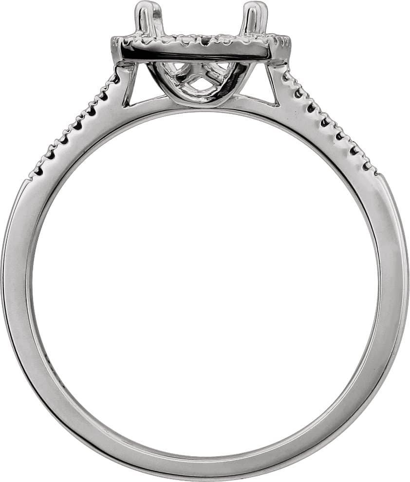 Halo-Style Birthstone Ring  view 2