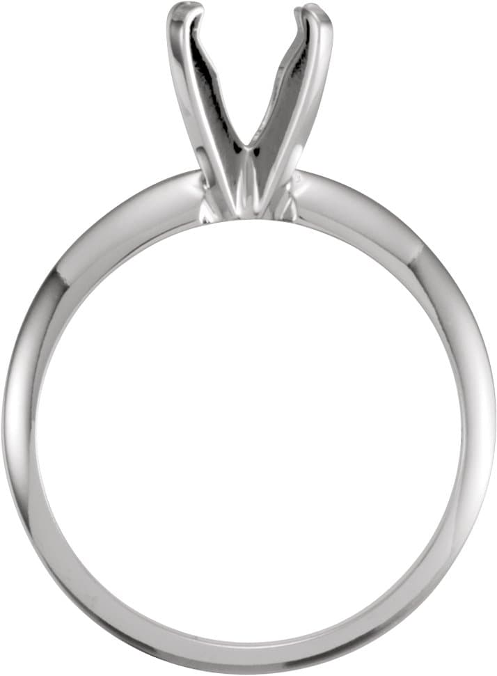 Pre-Notched Lightweight Solitaire Engagement Ring view 2