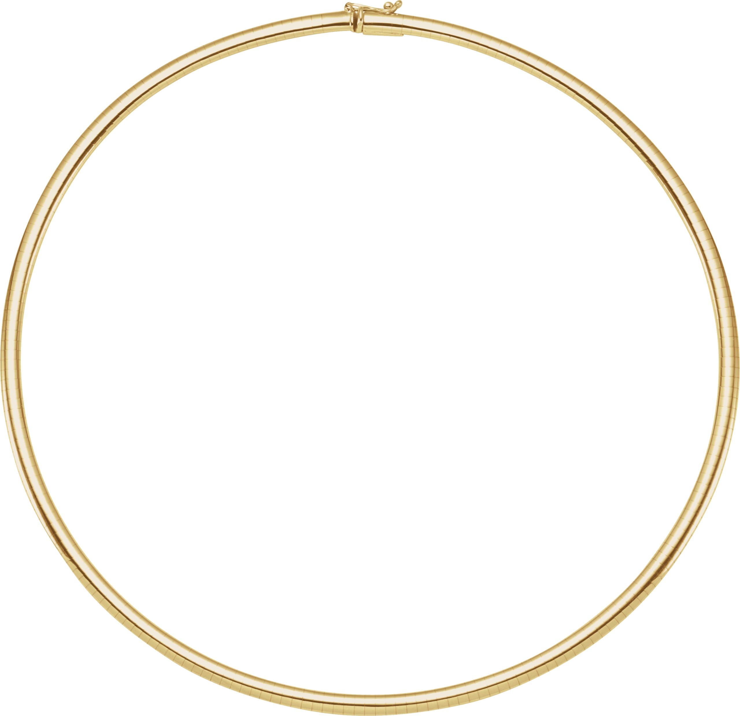 3 mm Omega Chain view 2