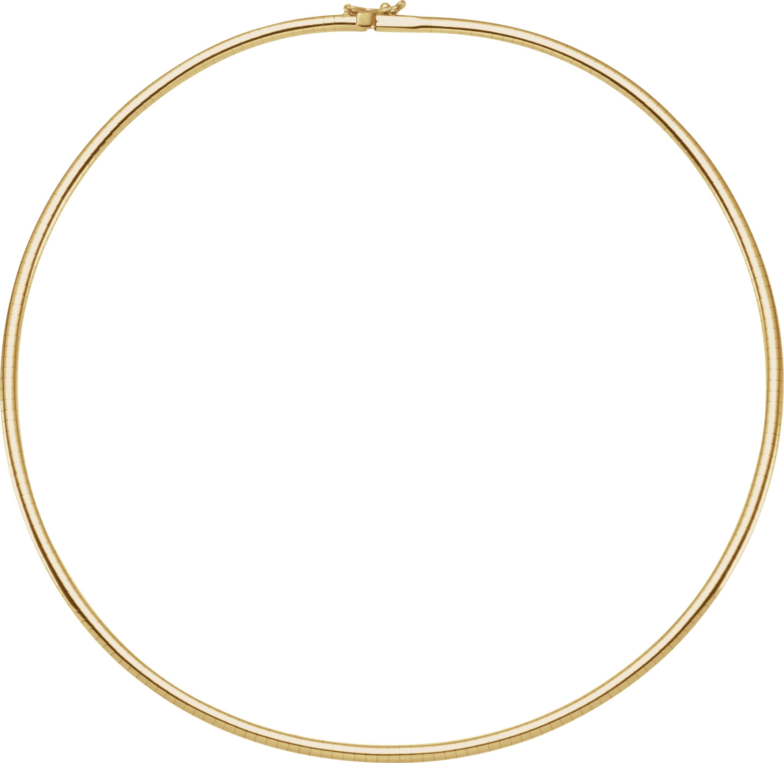 3 mm Omega Chain view 2
