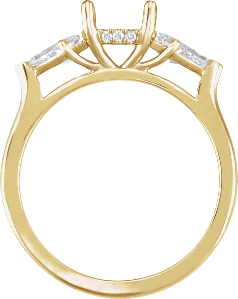 Three-Stone Engagement Ring or Band view 2