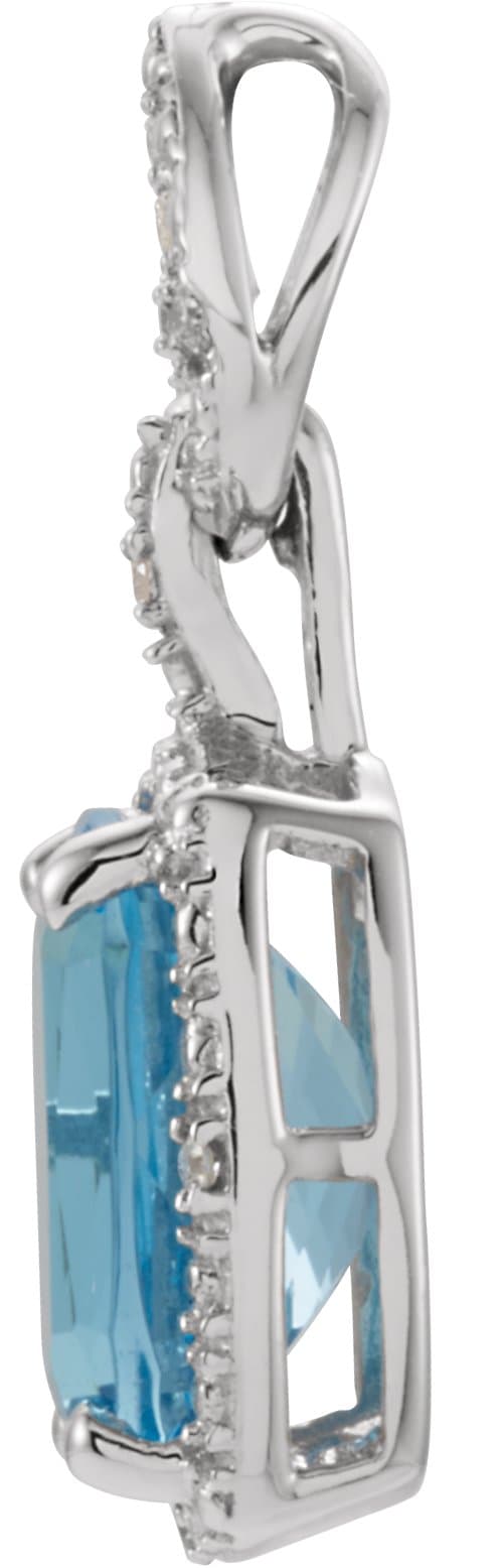 Halo-Style Pendant view 2