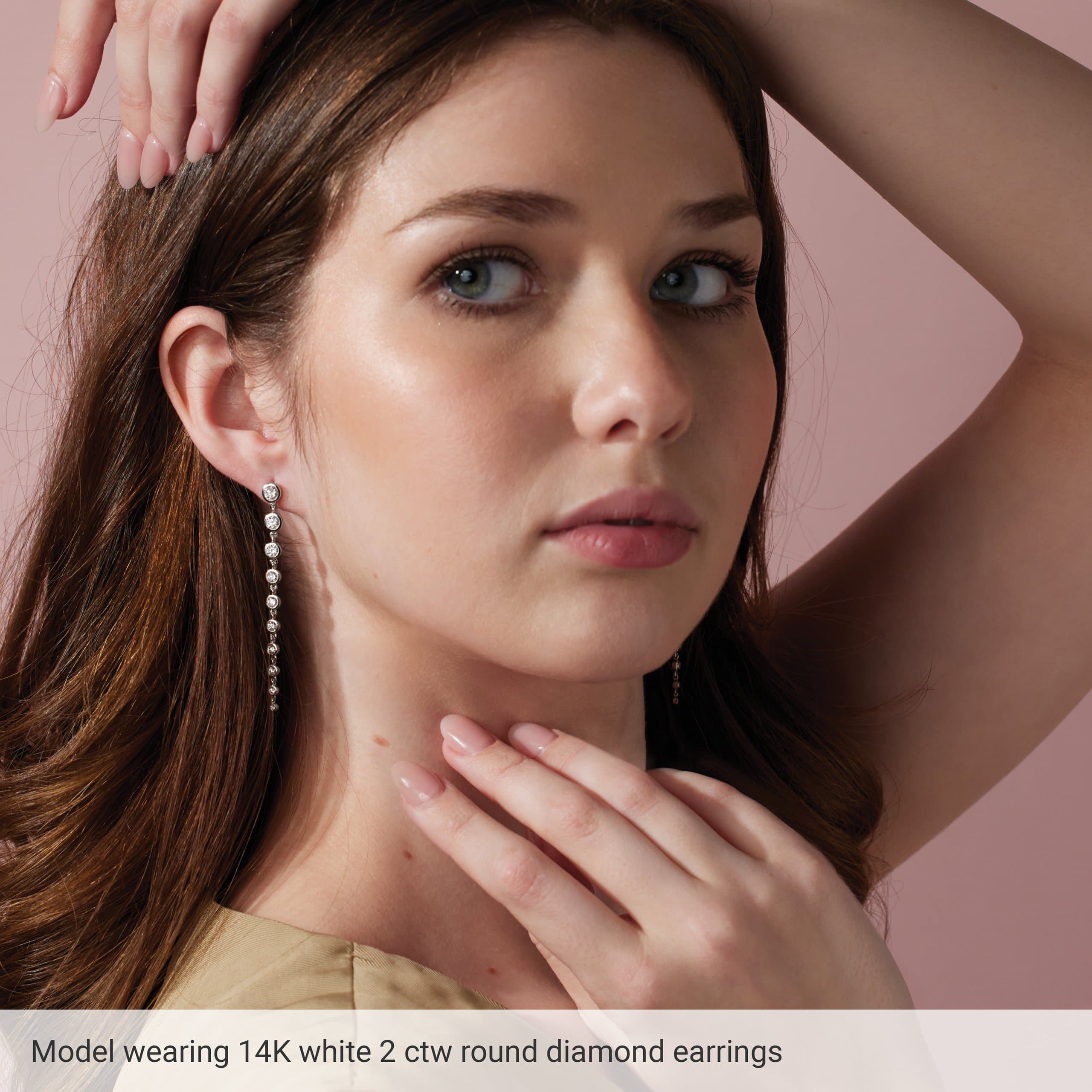 Lab-Grown Diamond Earrings view 3