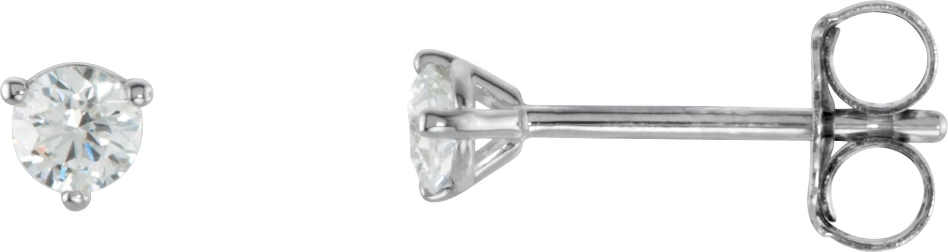 14K Rose 1 1/2 CTW Natural Diamond Stud Earrings