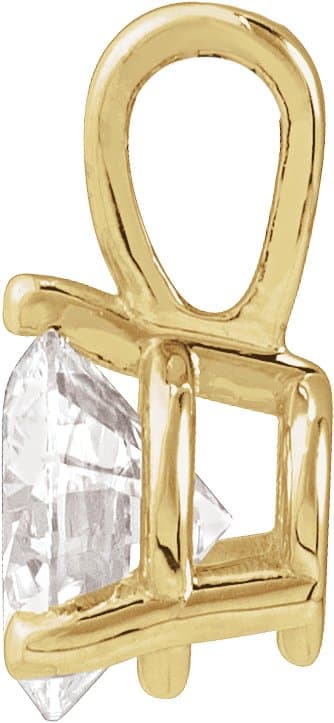 Solitaire Necklace or Pendant view 2