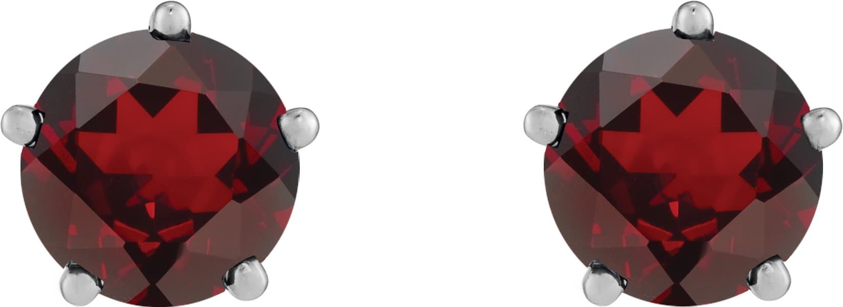 Solitaire Stud Earrings view 2