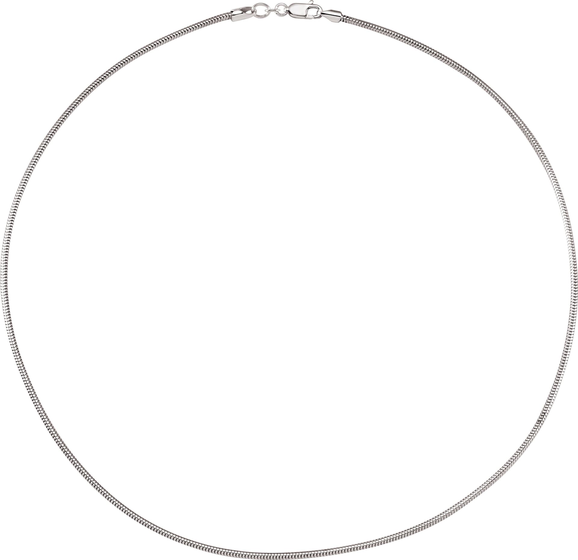 1 mm Round Snake Chain view 2
