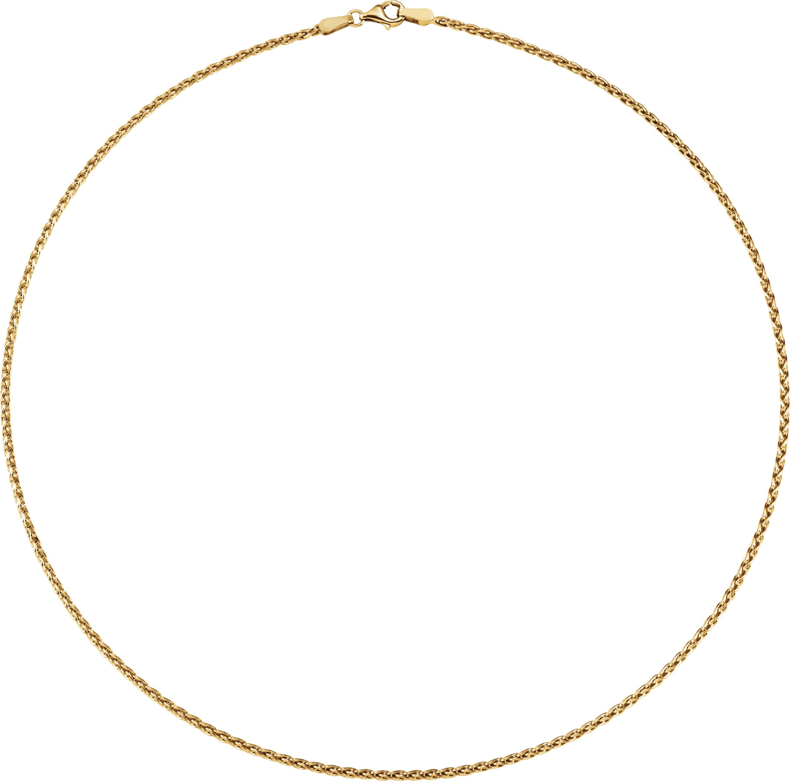1.9 mm Wheat Chain view 2