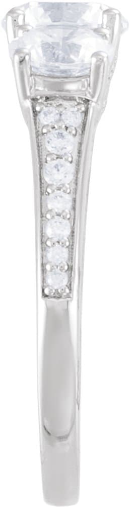 Three-Stone Engagement Ring or Band view 3