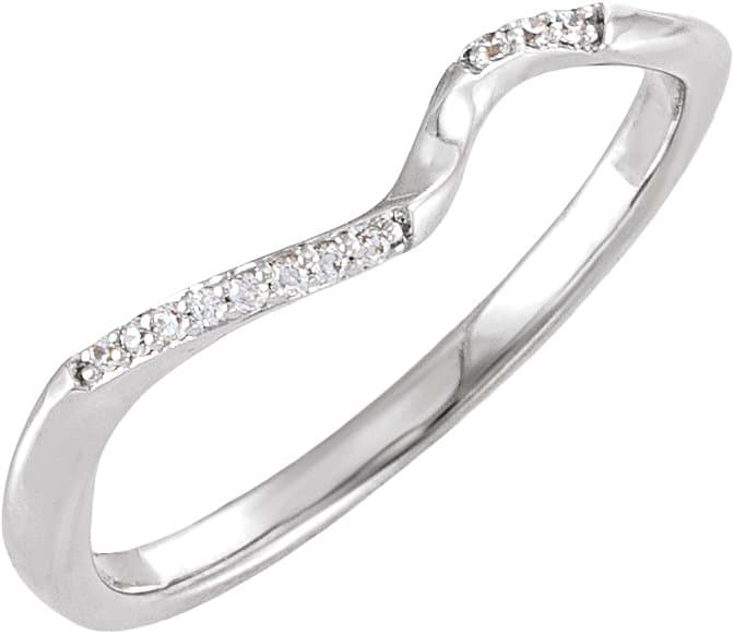 14K Rose Gold 3/8 CTW Lab-Grown Diamond Matching Band