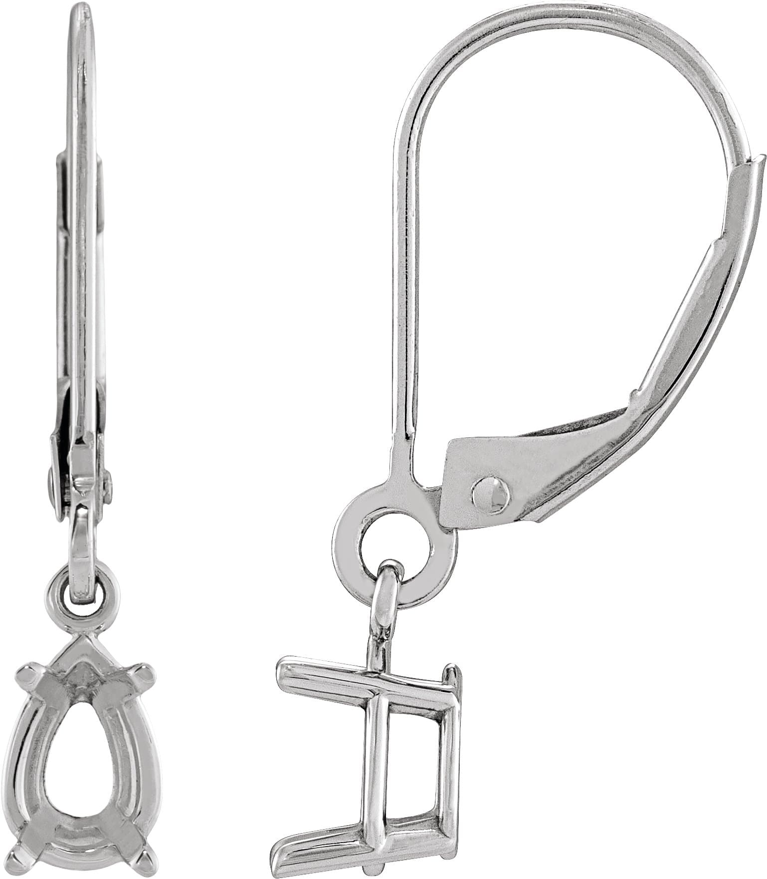 14K Rose Gold 1 1/2 CTW Lab-Grown Diamond Dangle Earrings