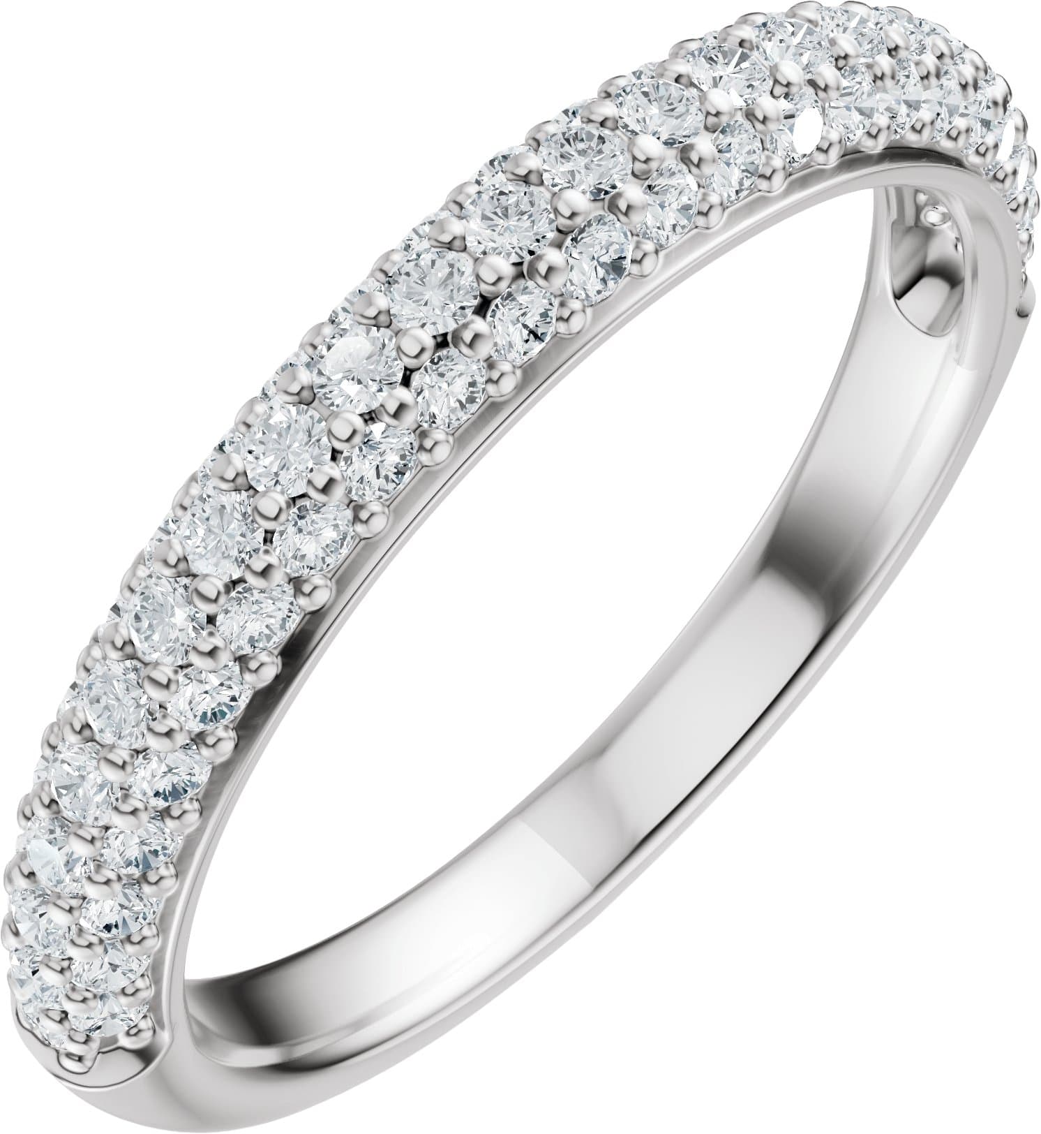 14K Rose Gold 10 8 mm Oval 1/2 CTW Lab-Grown Diamond Semi-Set Engagement Ring