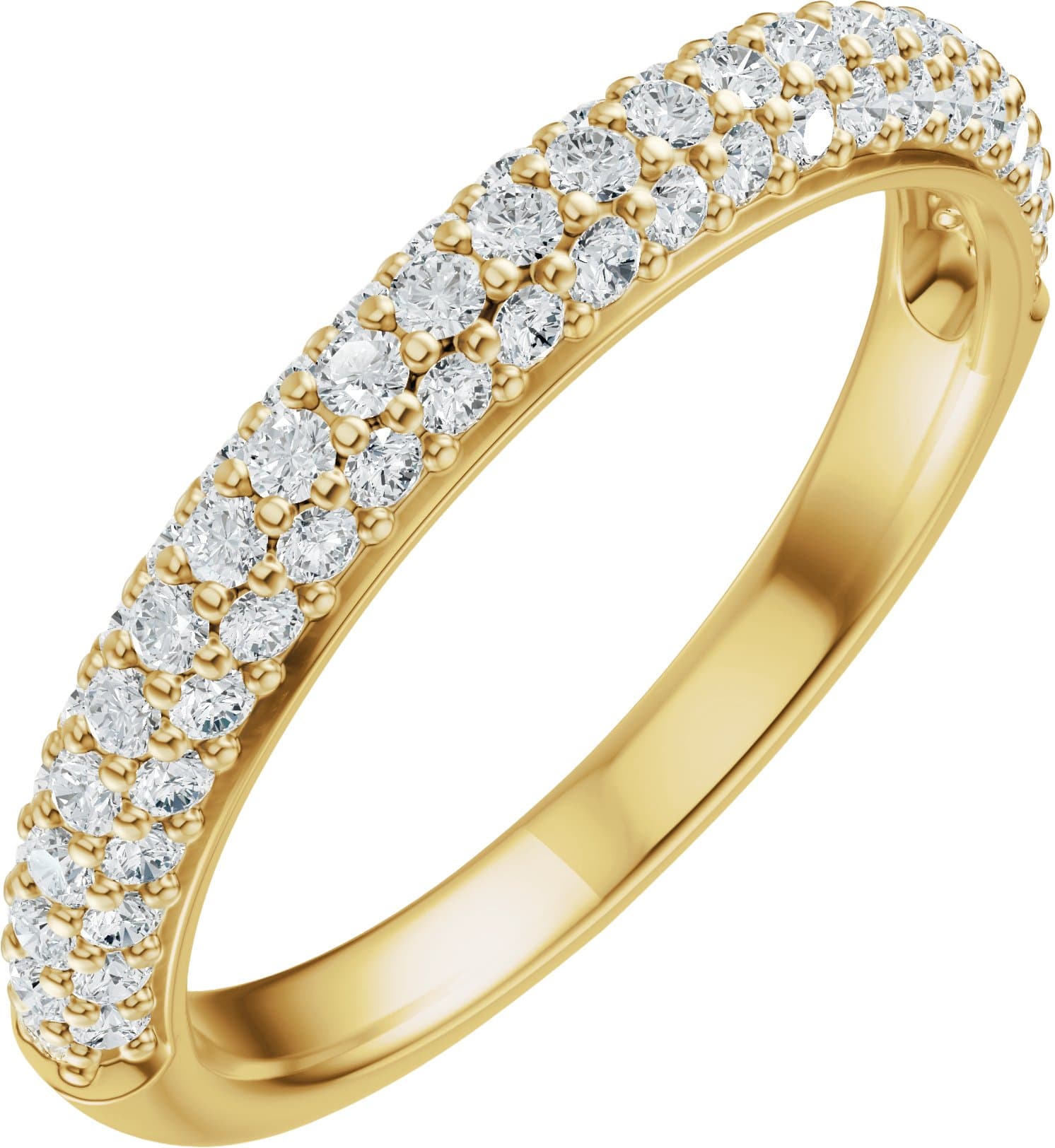 14K Rose Gold 10 8 mm Oval 1/2 CTW Lab-Grown Diamond Semi-Set Engagement Ring