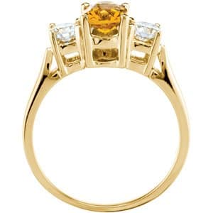 Three-Stone Ring view 2