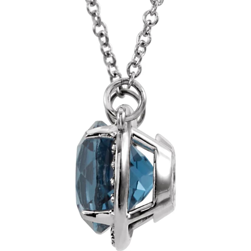 Halo-Style Necklace, view 3