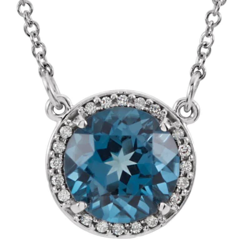 Halo-Style Necklace, view 2