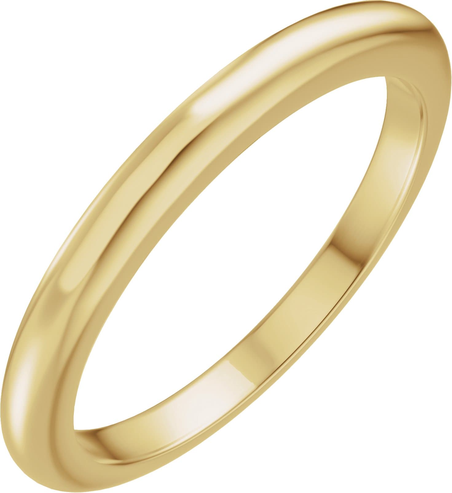 14K Rose 6.5 mm Round .05 CTW Lab-Grown Diamond Engagement Ring