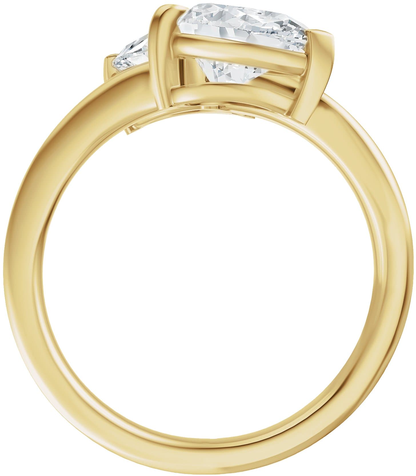 Two-Stone Engagement Ring or Band view 2