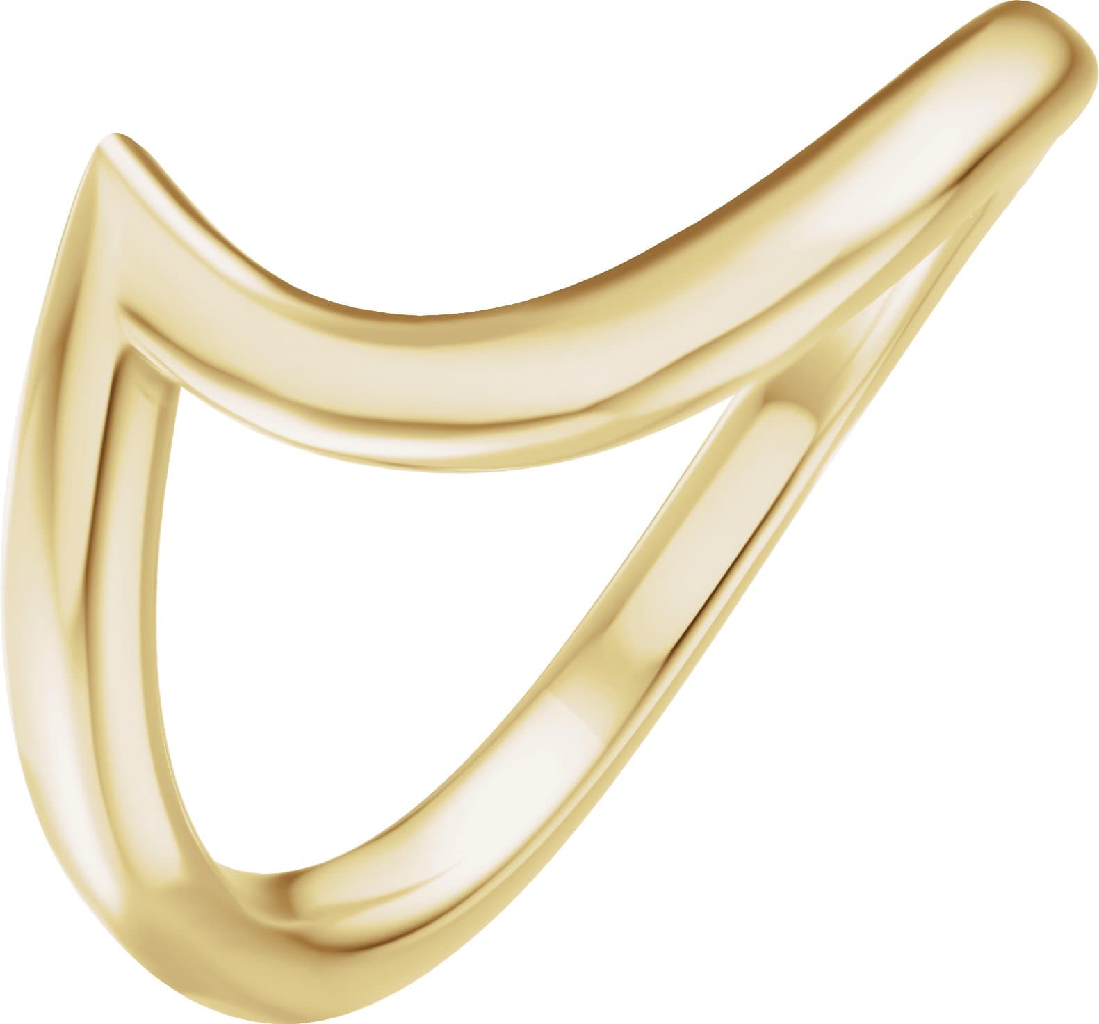 14K Rose Gold 6.5 mm Round Engagement Ring Mounting