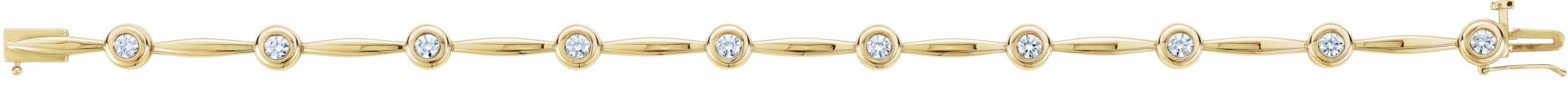 14K White 1 CTW Lab-Grown Diamond Line 7 1/2" Bracelet