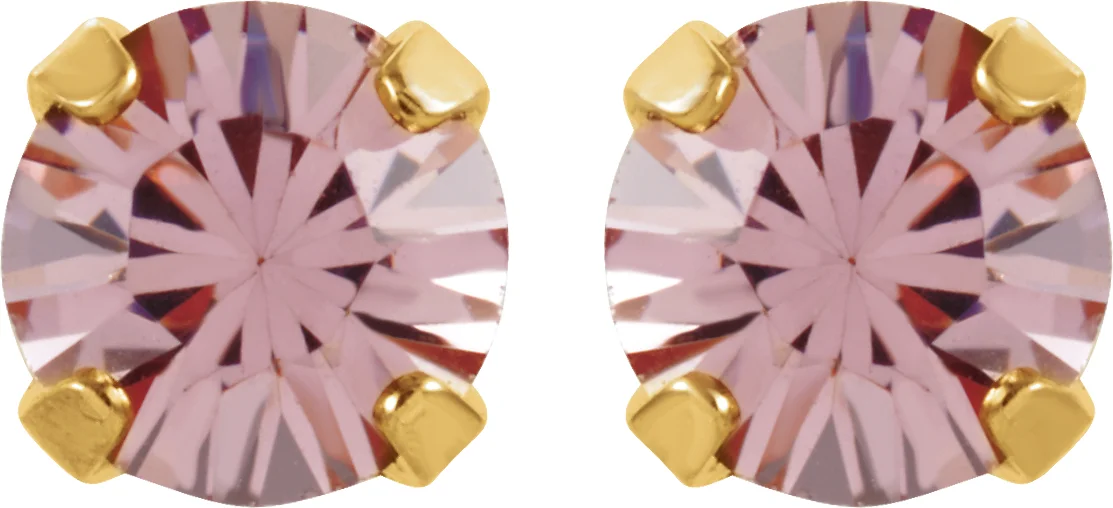 Inverness® Piercing Birthstone Stud Earrings, view 3