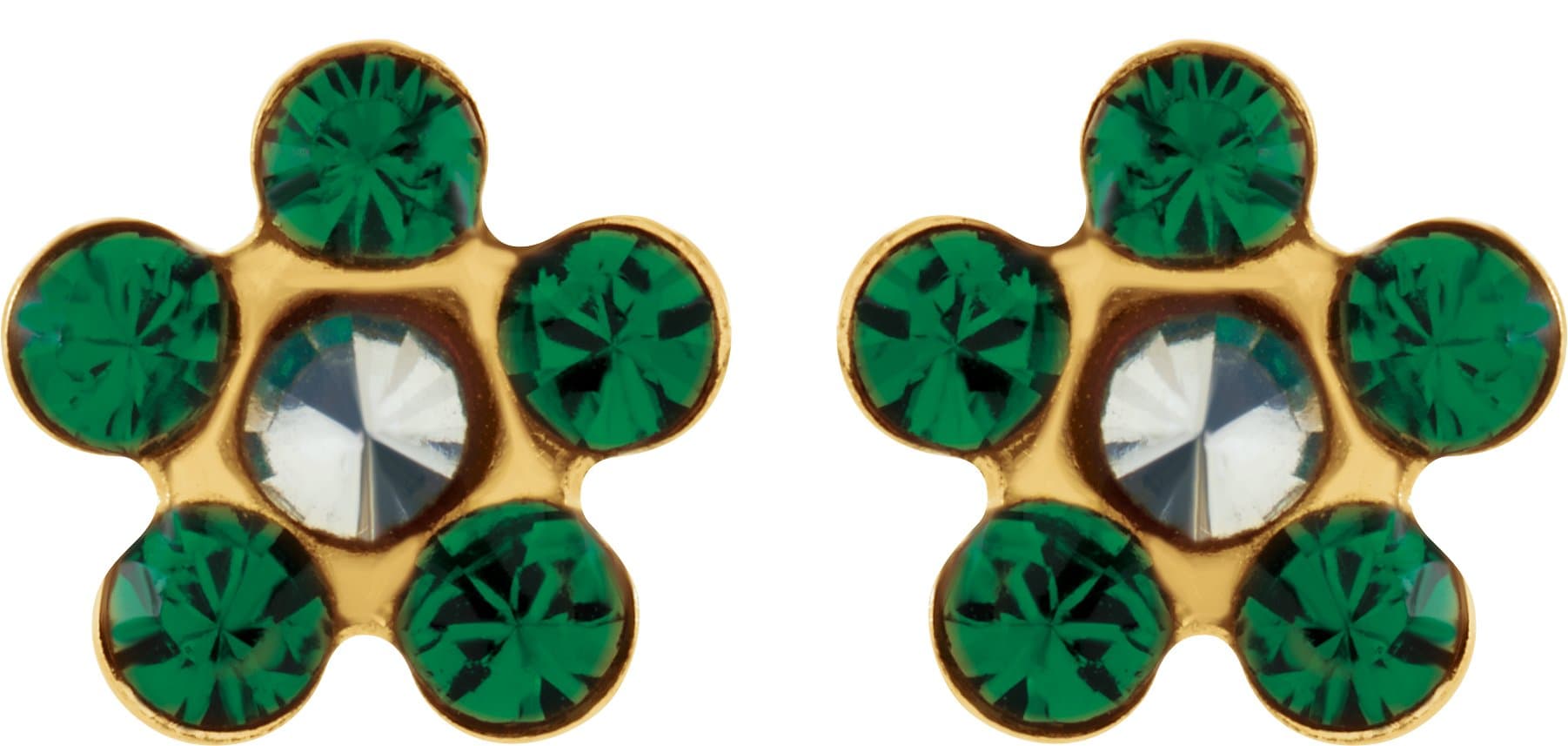 Floral-Inspired Inverness® Piercing Earrings view 2