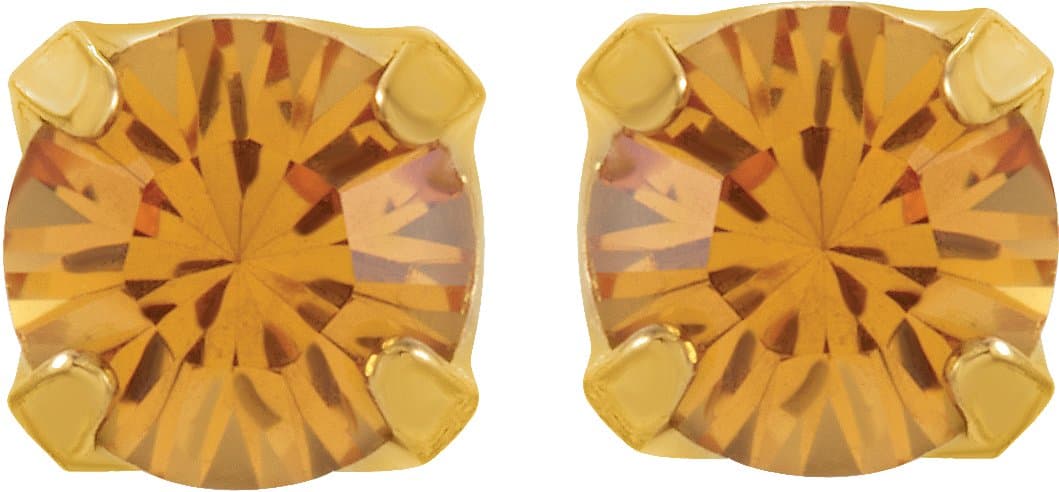 Inverness® Piercing Birthstone Stud Earrings view 2