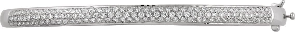 Pavé-Style Bangle Bracelet view 2