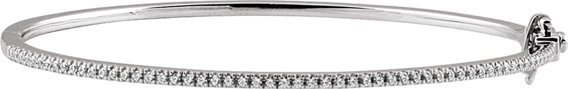 14K Rose 1/2 CTW Natural Diamond Pavé 7 Bracelet