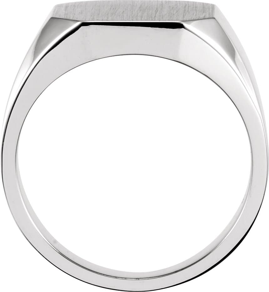 Octagon Signet Ring view 2