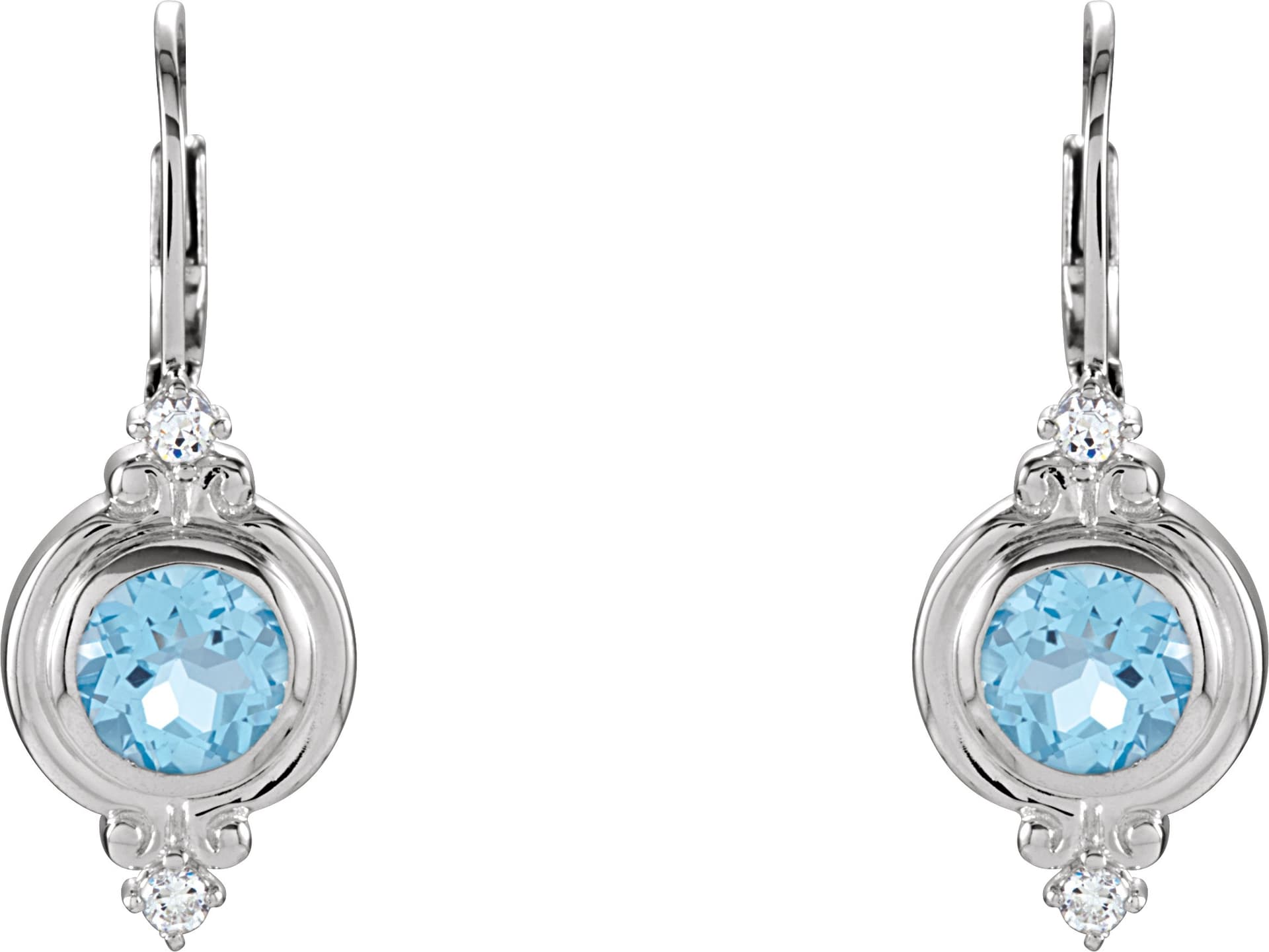 Vintage-Inspired Accented Earrings view 2