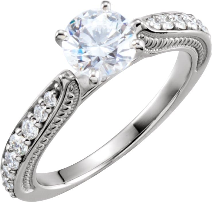 14K White 1/4 CTW Natural Diamond Eternity Band