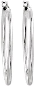 Tube Hoop Earrings view 2